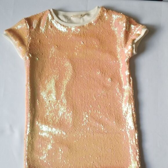 Andorine Porto Little Girls Sequin Dress, sz 8A - Picture 2 of 6